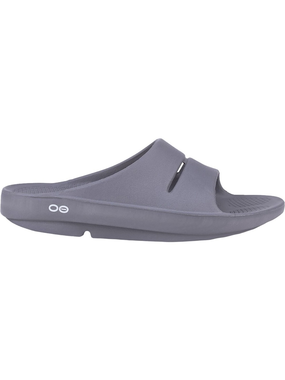 Oofos Ooahh Slide Sandal Recovery Shoe Size M 9 / W 11 Slate Gray